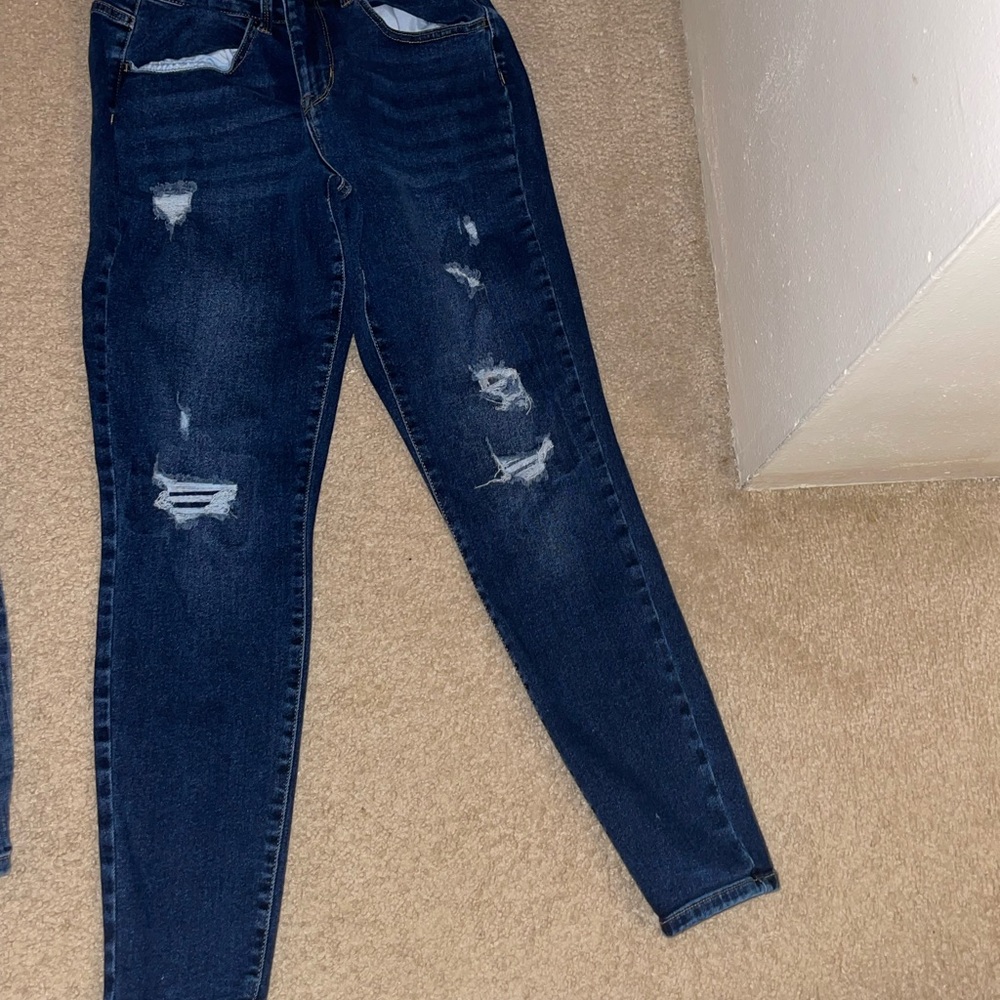 High rise jeans